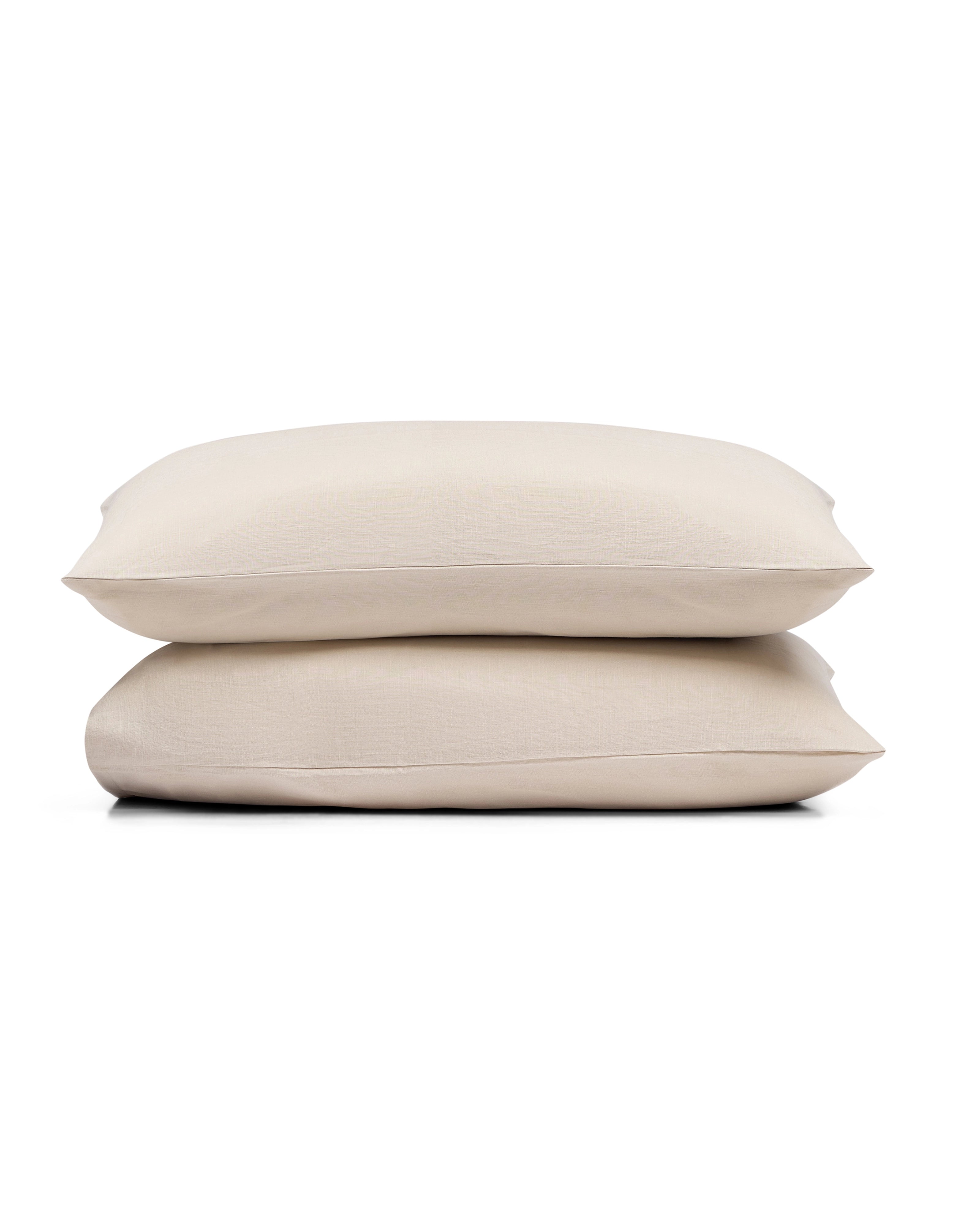 French Linen Pillowcases, Set of 2