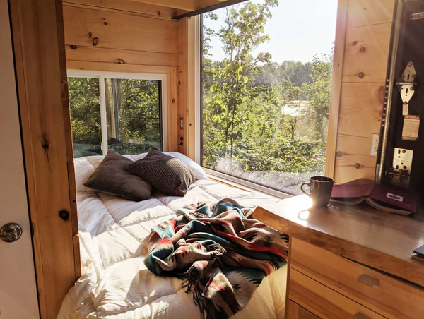 White Terry Home in the Wild: Experience Our Sheets at Cabinscape